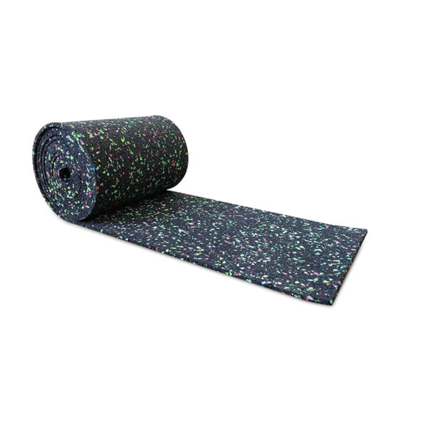 Colored rubber sound insulation pad