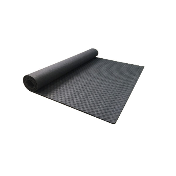 Black SBR granular single-sided concave sound insulation pad
